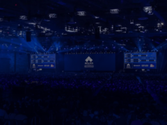 Изображение, демонстрирующее сцену для турнира, из последнего сообщения EVO 