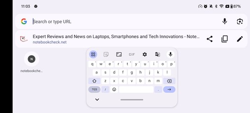 Gboard - клавиатура по умолчанию