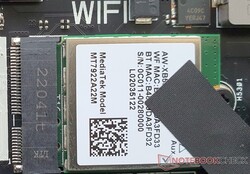 Беспроводной адаптер MediaTek MT7922 с поддержкой WiFi 6E