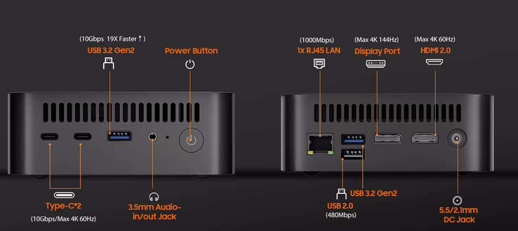 MP100 поддерживает несколько мониторов (Источник изображения: Blackview)