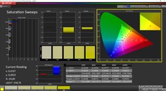 CalMAN Saturation Sweeps (после калибровки)