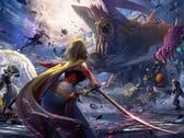  Арт ключа Dissidia Duellum Final Fantasy с изображением нескольких персонажей Final Fantasy.