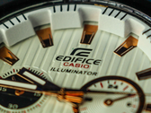 Крупный план логотипа Casio Edifice