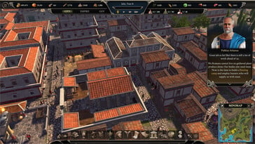 На изображении: скриншот игрового процесса из игры «Pompeii: The Legacy».
