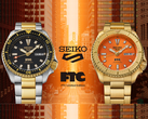 Модель Seiko HDB011J8 (слева) на фотографии рядом с моделью HDB012J8 (справа). Обе модели выпущены ограниченным тиражом.