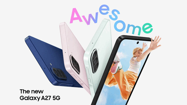 Galaxy A27 5G выпускается в четырёх цветовых вариантах.