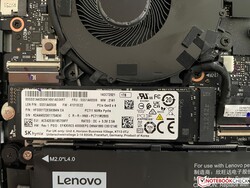 Заводской M.2 2280 SSD можно заменить