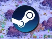 Изображение, на котором показаны логотип Steam и игра Iron Marines, которая сейчас продаётся со скидкой.