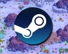 Изображение, на котором показаны логотип Steam и игра Iron Marines, которая сейчас продаётся со скидкой.