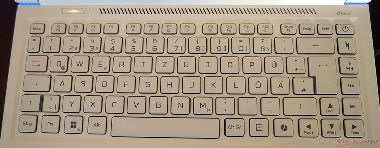 Acer Nitro V14 AI: Клавиатура