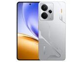 Модель Realme 14 5G, представленная здесь в цветовом решении Mecha Silver, может погружаться в воду на глубину до 2,5 метров на 30 минут (Источник изображения: Realme)