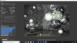 Cinebench R15 при работе от батареи