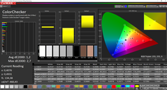 CalMAN ColorChecker (после калибровки)