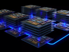 Художественное изображение системного литейного производства Intel, предназначенного для ИИ. (Источник изображения: Intel)