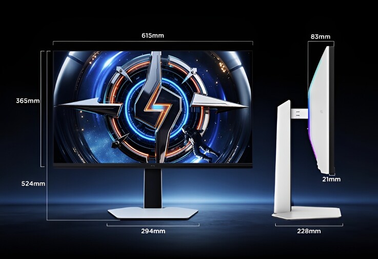 Игровой монитор TCL 27C2A Pro имеет поддержку наклона, поворота и регулировки высоты.