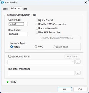 AIM Tookit: Дополнительные опции