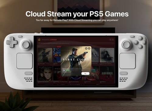 Asobi: в Remote Play показали облачный стриминг на Steam Deck