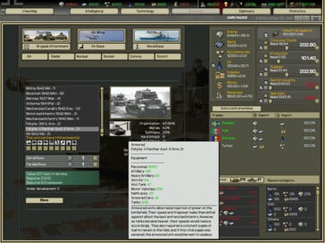 На изображении: скриншот игрового процесса из игры «Darkest Hour: A Hearts of Iron Game».