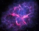 Остатки сверхновой в Крабовидной туманности. (Источник изображения: ESA, Herschel, PACS, MESS Key Programme Supernova Remnant Team ; Nasa, ESA et Allison Loll et Jeff Hester, Arizona State University)