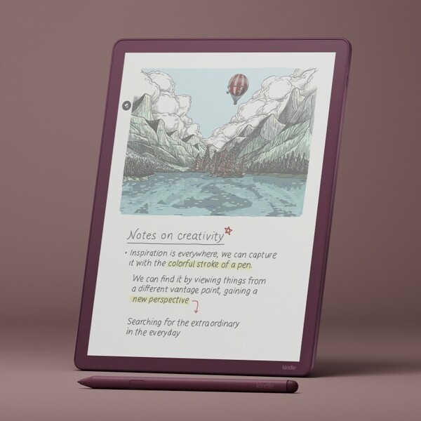 Kindle Scribe Colorsoft оснащен 11,0-дюймовым цветным дисплеем. (Источник изображения: Amazon)