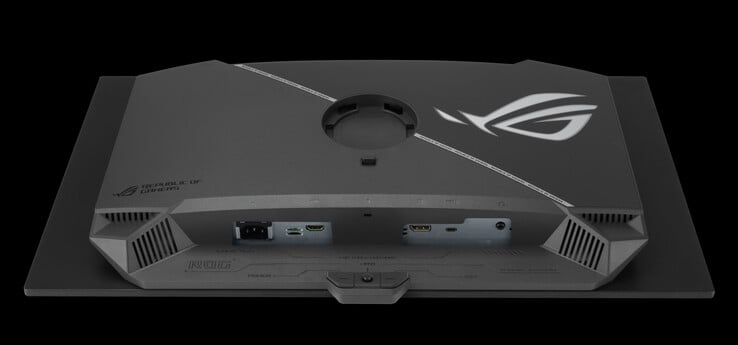 У ROG Strix OLED XG27ACDMS довольно ограниченный выбор портов. (Источник изображения: Asus)