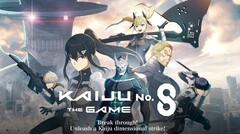 Ключевой визуальный ряд Kaiju No. 8: The Game показывает главных героев, включая Кафку Хибино и Мину Аширо (Источник изображения: Официальный сайт Kaiju No. 8)