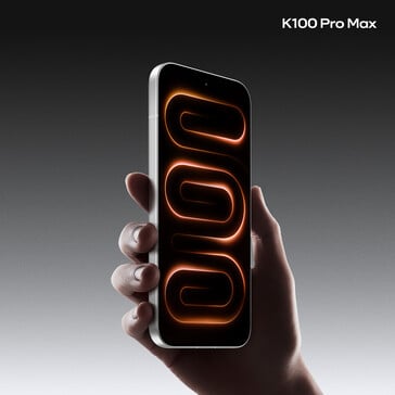 Модель K100 Pro Max в цвете «Золотисто-белый»