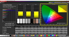 CalMAN ColorChecker (после калибровки)