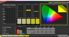Насыщение CalMAN (профиль: живой)