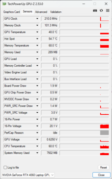GPU-Z: Nvidia GeForce RTX 4060