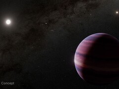 Концептуальное изображение гигантской планеты, вращающейся вокруг Альфа Центавра А (Источник изображения: NASA, ESA, CSA, STScI, R. Hurt; обрезано)
