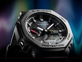 Крупный план циферблата Casio GA-B2100-1A.