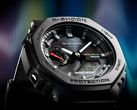 Крупный план циферблата Casio GA-B2100-1A.