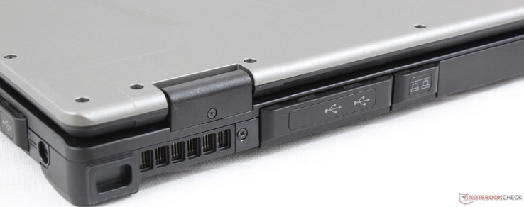 Задняя сторона: HDMI, 2x USB 3.0, RJ-45, замок Kensington