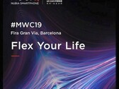 Тизер гибкого смартфона Nubia, MWC 2019 (Изображение: Weibo)