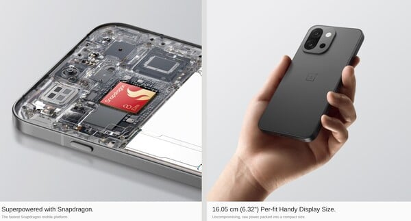 OnePlus 13s будет оснащен процессором Snapdragon 8 Elite и 6,32-дюймовым дисплеем. (Источник изображения: OnePlus)