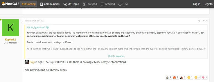 Утечка технических характеристик Sony PS6 RDNA 5.