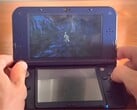 На снимке показана версия игры «The Legend of Zelda: Twilight Princess» для 3DS, запущенная на консоли