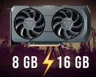 16 ГБ RX 7600 XT превзошла 8 ГБ RX 7600 во многих современных играх. (Источник изображения: AMD, Steam, отредактировано)