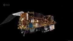 Концептуальное изображение спутника над Землей (Источник изображения: ESA; скриншот)