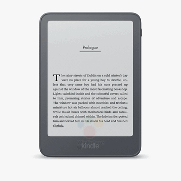 Amazon Kindle 12-го поколения в черном цвете.