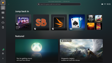 Полноэкранный режим Xbox