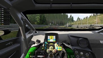 На снимке: скриншот игрового процесса из игры «Assetto Corsa».