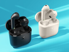 Sennheiser Accentum Open, изображенная на фотографии в черном и кремовом цветах, работает от аккумулятора 28 часов. (Источник изображения: Sennheiser)