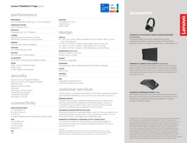 Характеристики Lenovo ThinkPad X1 Yoga Gen 6