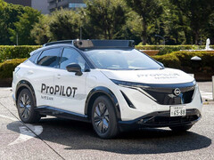 Прототип Nissan Ariya с комплектом роботакси ProPilot. (Источник изображения: Nissan)