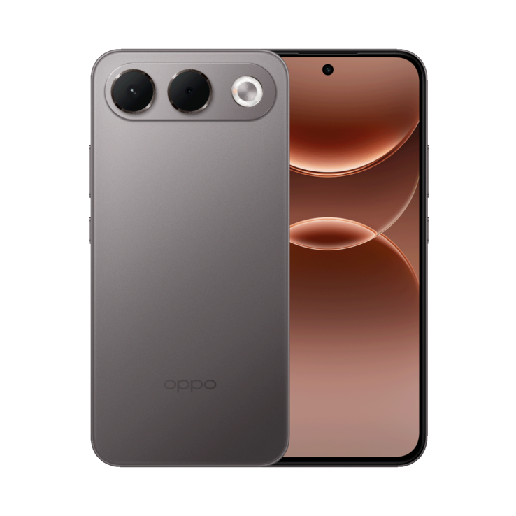 Oppo A7 Pro в цвете «Shine Titanium».