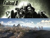 Показан баннер для Fallout 3 и The Elder Scrolls 6