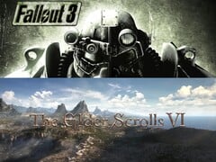 Показан баннер для Fallout 3 и The Elder Scrolls 6