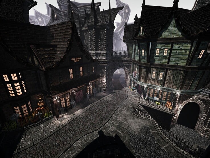 Это Nightmare Alley — хотя на первый взгляд его легко можно принять за Лютный переулок из «Гарри Поттера».